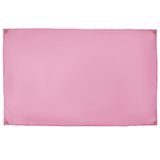 AZ FLAG Effen roze 150x90 cm Licht Polyester 4 Ringen
