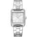 Dkny DK1L003M0015 Vrouwen Polshorloge Analoog Quartz Zilverkleurig Staal Vierkant