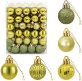 vidaXL Kerstballenset - 150 st - Lichtgroen - 3 cm - Polystyreen