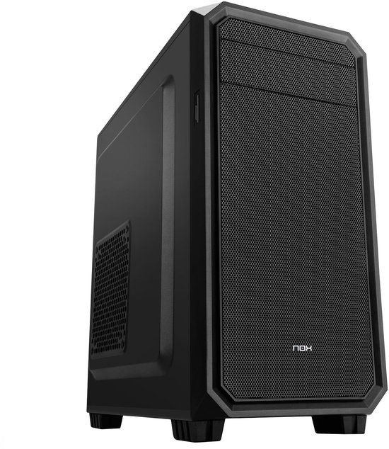Nox ATX Mini-tower Box with Card Reader NXCBAYMX2 Black