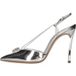 Casadei Chaussures à talon argentées