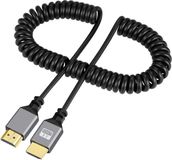 DrPhone MicroFlex - HD Streaming Kabel - Uittrekbaar tot 2.4M - HDMI 2.0 - Zwart