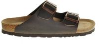 Rohde Slipper Heren 2 Gespen Ergonomisch Voetbed Bruin Maat 43