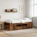 Maison Exclusive - Cadre de lit avec espace de rangement, en bois recyclé, 80 x 200 cm, fibre de bois
