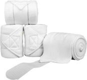 HKM Polarfleece Bandages, wit, 200 cm