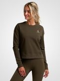 nordicdots Sportief sweatshirt olijfgroen