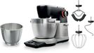 Bosch Serie 8 1800 W 6,0 l, MUMS8ZS18, Noir/Argent | Avec balance, Mélange planétaire 3D, Accessoires, Bol supplémentaire 5,3 L, Corps en métal