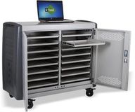 Merkloos Laptopkar Safecart 16 PRO+ Grijs Metaal