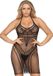 Leg Avenue Multi net halter mini dress
