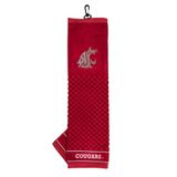 NCAA Team Golf NCAA Washington State Cougars golfhanddoek, geborduurd, geruit, met geborduurd logo