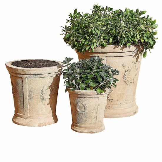LOBERON Sierpot set van 3 Nesrin terracotta