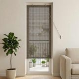 Maison Exclusive - Store enrouleur gris 70 x 220 cm bambou