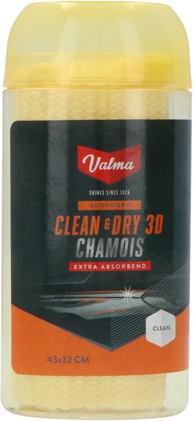 Valma Clean & Dry 3D Chamois (zeem) - 43x32cm