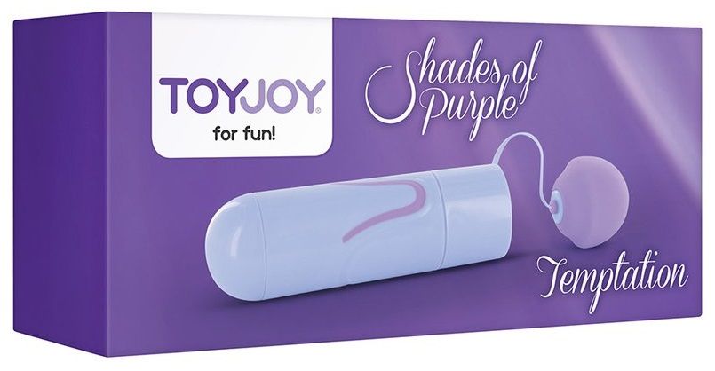 Eros ToyJoy Shades of Purple Temptation Bullet Stimulator Purple