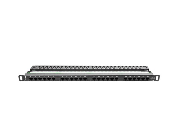 Lanberg PPU5-0024-B - Patch paneel - Zwart