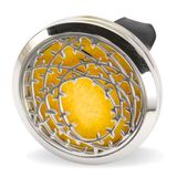 Zen'Arôme Diffuser voor etherische olie voor auto clip aroma dromenvanger – diffuser + 5 buvards voor het roken met etherische olie of parfum – roestvrij staal – bevestiging aan ventilatierooster