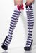 Opaque Fever - Opaque Striped Hold up kousen - Zwart/Wit