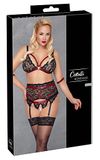 Cottelli BH Bondage Jarretel Set - Zwart