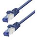 LogiLink CP4036S RJ45 Netzwerkkabel, Patchkabel CAT 6a S/FTP 1,00 m blau Leiter CCA, flammhemmend, halogenfrei 1 Stk