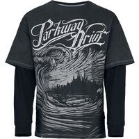 Parkway Drive EMP Signature Collection Lange Mouwen Shirt - Mannen - Donkergrijs-Zwart - S-3XL
