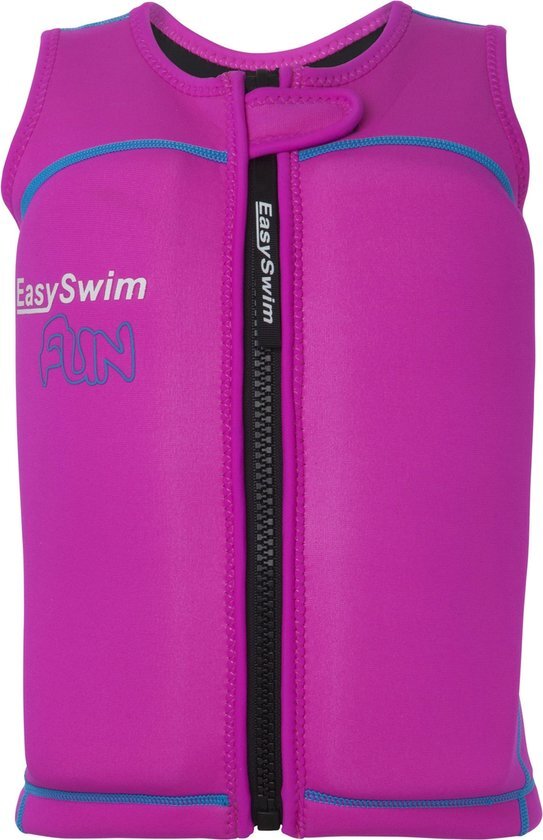 EasySwim Fun - Zwemvest kind - Drijfvest voor kinderen - Roze - Maat S 13-17 kg