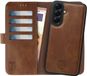Rosso Element Geschikt voor Samsung Galaxy A56 | Uitneembaar 2-in-1 Hoesje | Luxe Portemonnee | Back Cover en Book Case | Pasjeshouder | Bruin
