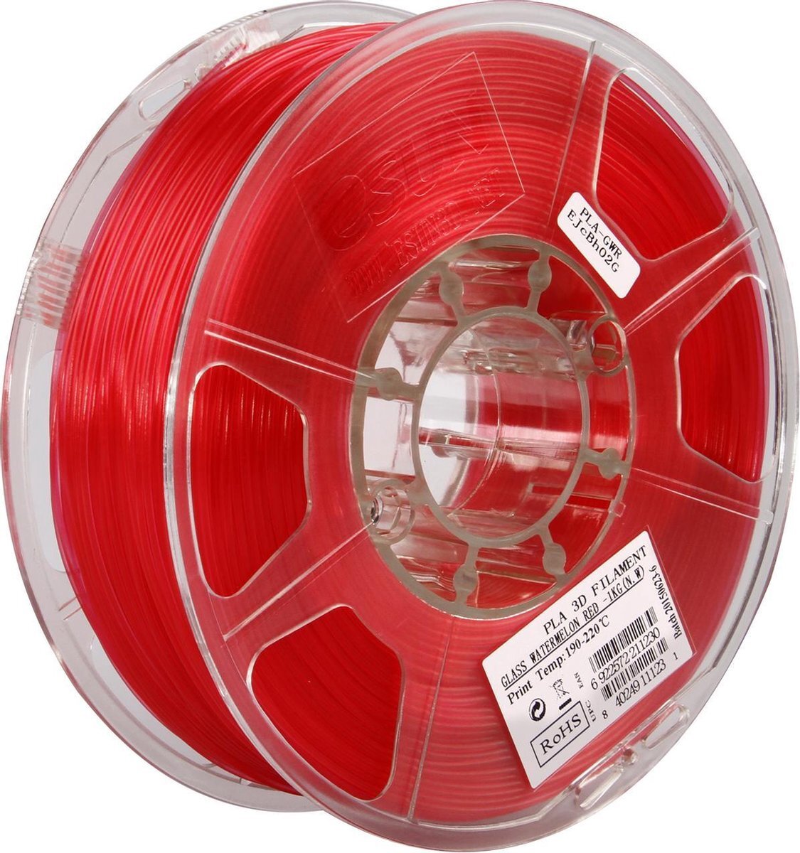 ESUN PLA filament 1,75 mm Glas Watermeloen 1 kg