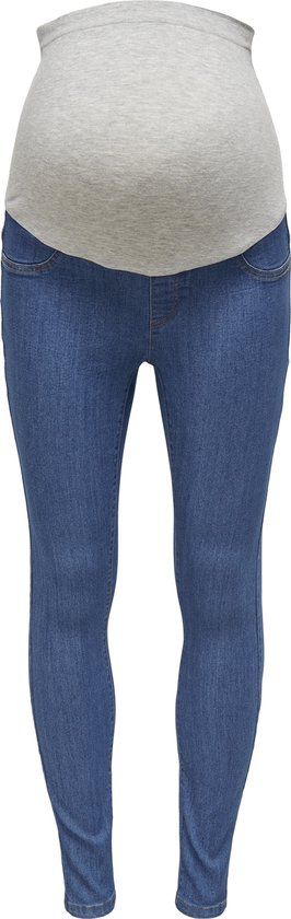 ONLY MATERNITY OLMRAIN LIFE REG SKINNY JEGGING - Zwangerschapsjeans - Dames - Maat M - Blauw