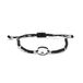 Hanyio Bracelet en argent sterling 925 et tourmaline multicolore avec placage rhodium