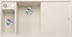 BLANCO AXIA III 6 S Silgranit spoelbak, zacht wit