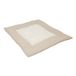 ULLENBOOM Peuterdeken & boxkleed Wafelmotief Floral Sand 100 x 100 cm