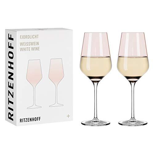Ritzenhoff 3641001 Fjordlicht #1 wittewijnglas, glas, 380 milliliter