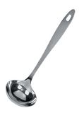 Fackelmann Food & more soeppan Pearl van roestvrij staal, kleur: roestvrij staal. Ca. 50 ml. 29,5 x 9 cm. 1 stuks.