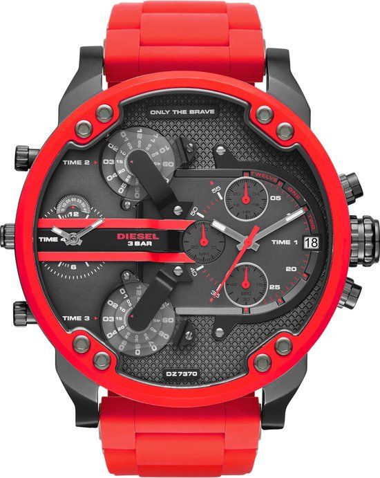 Diesel Mr. Daddy DZ7370 Herenhorloge - Grijs - 57mm