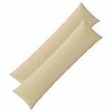 vidaXL - Kussensloop - 2 stuks - ALMELO - Grijs Groen - 40 x 145 cm - corduroy