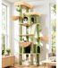 Arbre à chat XXL cactus vert - 204 cm - Style château