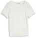 Tom Tailor - T-shirt à côtes - Taille XXXL - Whisper White