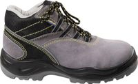 Goodyear S1P hoge veiligheidsschoenen met metaal in suèdeleer kleur zwart en grijs maat 38