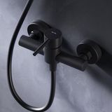 AM.PM Spike - Robinet de douche - Mitigeur - Entraxe 150 mm - Laiton - Noir