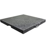 AVH Parasolvoet 75 kg met 2 roues en handgreep graniet