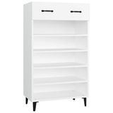 VidaXL Schoenenkast 60x35x105 cm bewerkt hout wit
