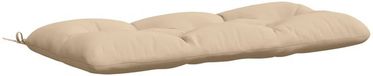 vidaXL Bankkussen VIANEN 100% Polyester Crèmekleurig 120 x 50 x 12 cm