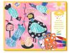 Djeco boîte de crayons Birdie & Co - boîte de crayons FSC MIX pour tout-petits.