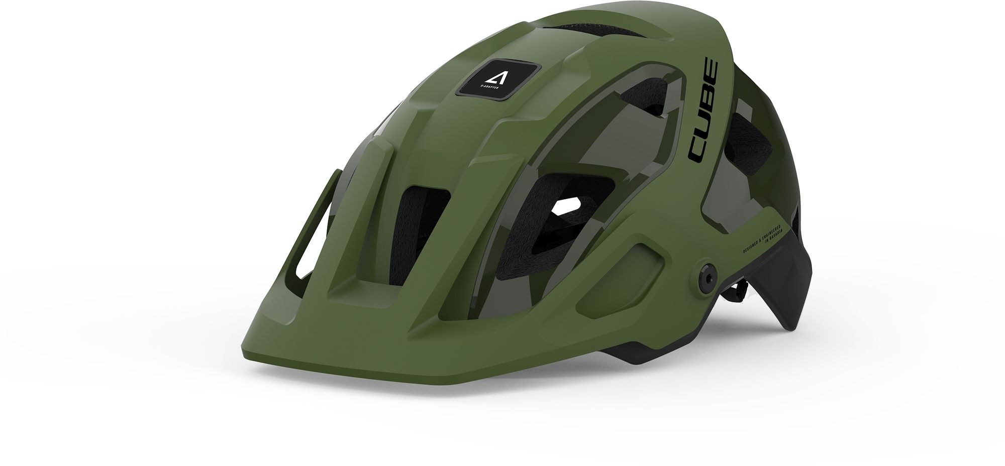 CUBE Strover Enduro Fietshelm - MIPS - Groen - L