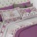 PENSIERI DELICATI Beddengoedset voor tweepersoonsbed, 100% katoen, beddengoedset voor tweepersoonsbedden, 180 x 200 cm, inclusief hoeslaken, dekbedovertrek en 2 kussenslopen, gemaakt in Italië, pluche