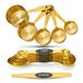 Unyqoos® Elegante 13-delige set de mesure et de cuillères dorées