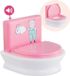 Corolle Toilet interactif pour poupées bébé, convient aux poupées de 30 cm et 36 cm, avec effets sonores. Piles incluses