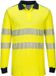 Portwest PW3 Vlamvertragende Modaflame Hi-Vis Poloshirt FR702 - Geel/Marine - XXXL