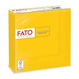Fato Papieren servetten, 2-laags, geel, 50 stuks, 33 x 33 cm