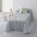 Belum Looney Tunes Bouti Bugs Bunny Sprei van biologisch katoen, gekamd, voor 135 cm bed, zachte sprei voor alle seizoenen